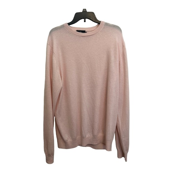 RODD & Gunn Merino Wool & Cashmere Crew Neck Sweater in light pink - Picture 3 of 15